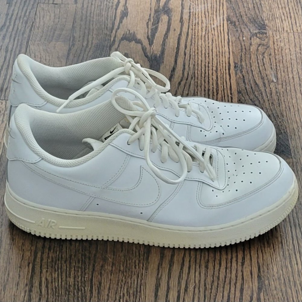 Nike Air Force 1 - Low - '07 - Triple White - Men's 12